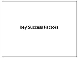 Key Success Factors
 
