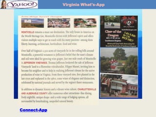 I-Phone App
Virginia What's-App
Connect-App
 