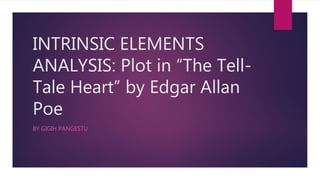 INTRINSIC ELEMENTS
ANALYSIS: Plot in “The Tell-
Tale Heart” by Edgar Allan
Poe
BY GIGIH PANGESTU
 