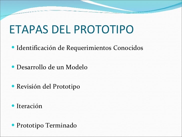 I.s. modelo prototipo