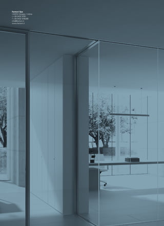 Fantoni Spa
I-33010 Osoppo / Udine
t +39 0432 9761
f +39 0432 976266
info@fantoni.it
www.fantoni.it
 