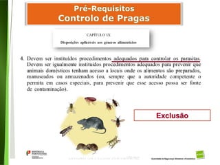 54
Divisão de Riscos Alimentares
Exclusão
 