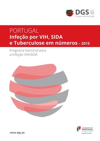 PORTUGAL
Infeção por VIH, SIDA
e Tuberculose em números – 2015
Programa Nacional para
a Infeção VIH/SIDA
 