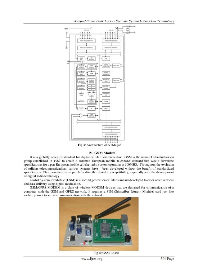 Keypad Based Bank Locker Security System Using Gsm Technology