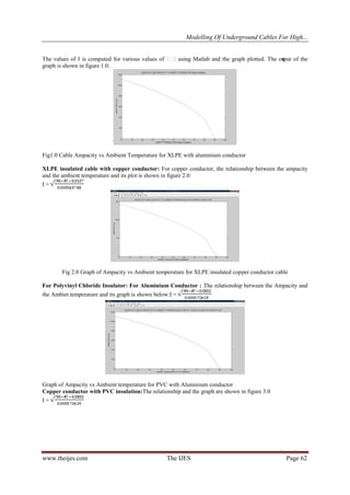 Modelling Of Underground Cables for High Voltage Transmission | PDF