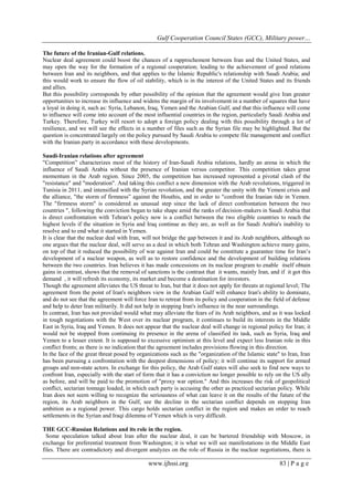 Gulf Cooperation Council States (GCC), Military power, between ...
