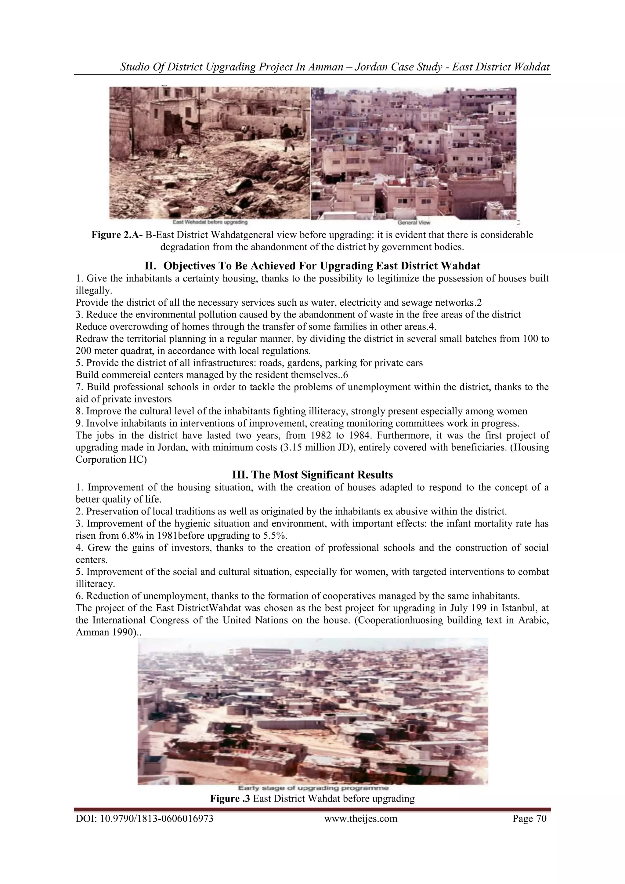 Studio of District Upgrading Project in Amman – Jordan Case Study ...