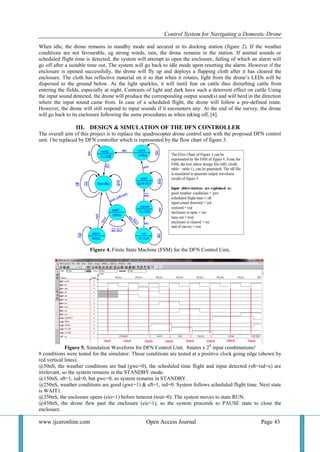 Control System for Navigating a Domestic Drone | PDF | Agriculture ...