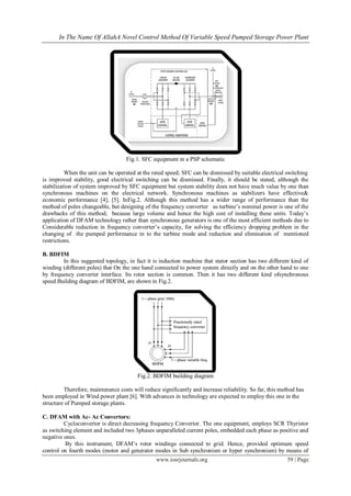 A Novel Control Method Of Variable Speed Pumped Storage Power Plant | PDF