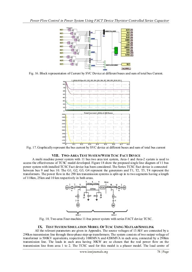 Power Flow Control in Power System Using FACT Device Thyristor Contro…