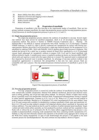 Preparation and Stability of Nanofluids-A Review | PDF