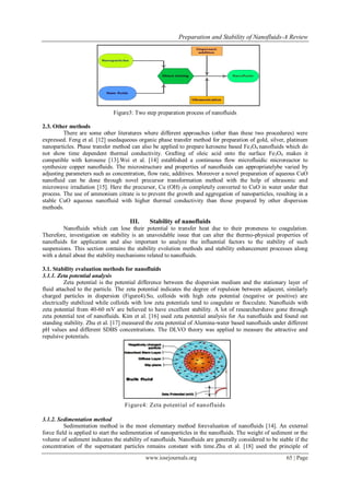 Preparation and Stability of Nanofluids-A Review | PDF