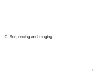 C. Sequencing and imaging




                            25
 