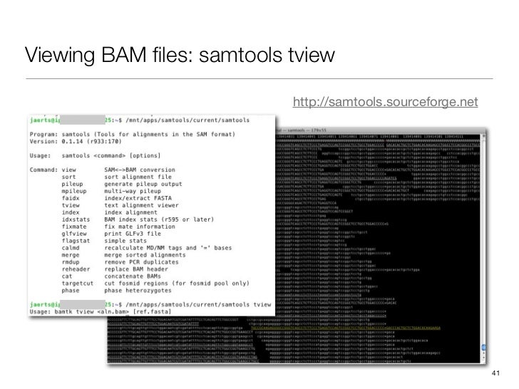 next generation sequencing course part 2 sequence mapping samtools format