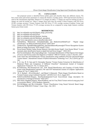 Flower Grain Image Classification Using Supervised Classification ...