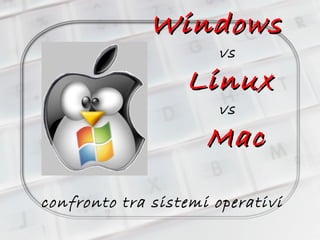 Windows vs Linux vs   Mac  confronto tra sistemi operativi 