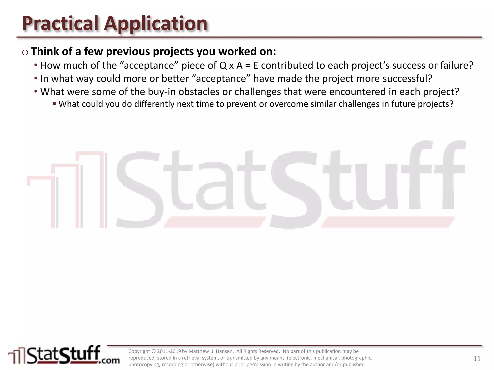 Change Acceleration Process (CAP) Model with Matt Hansen at StatStuff