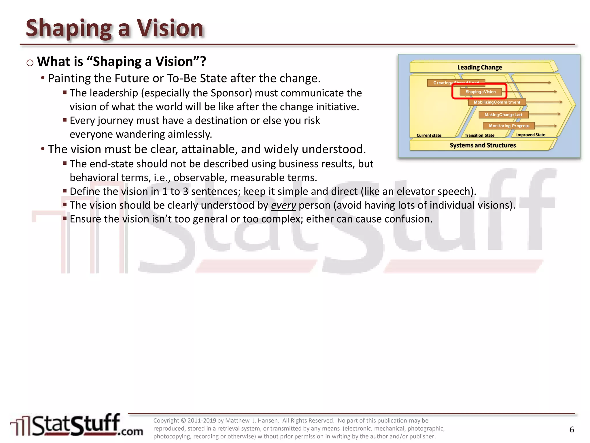 Change Acceleration Process (CAP) Model with Matt Hansen at StatStuff