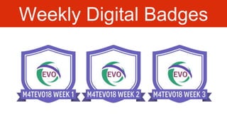 Weekly Digital Badges
 