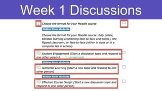Week 1 Discussions
 