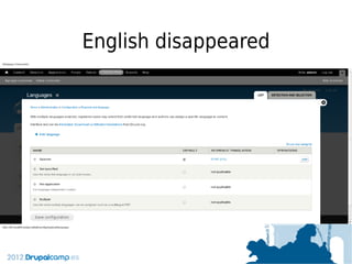 Multilenguaje en Drupal 8