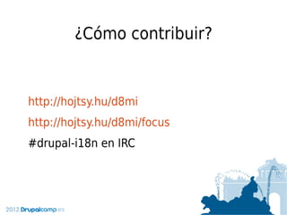 Multilenguaje en Drupal 8
