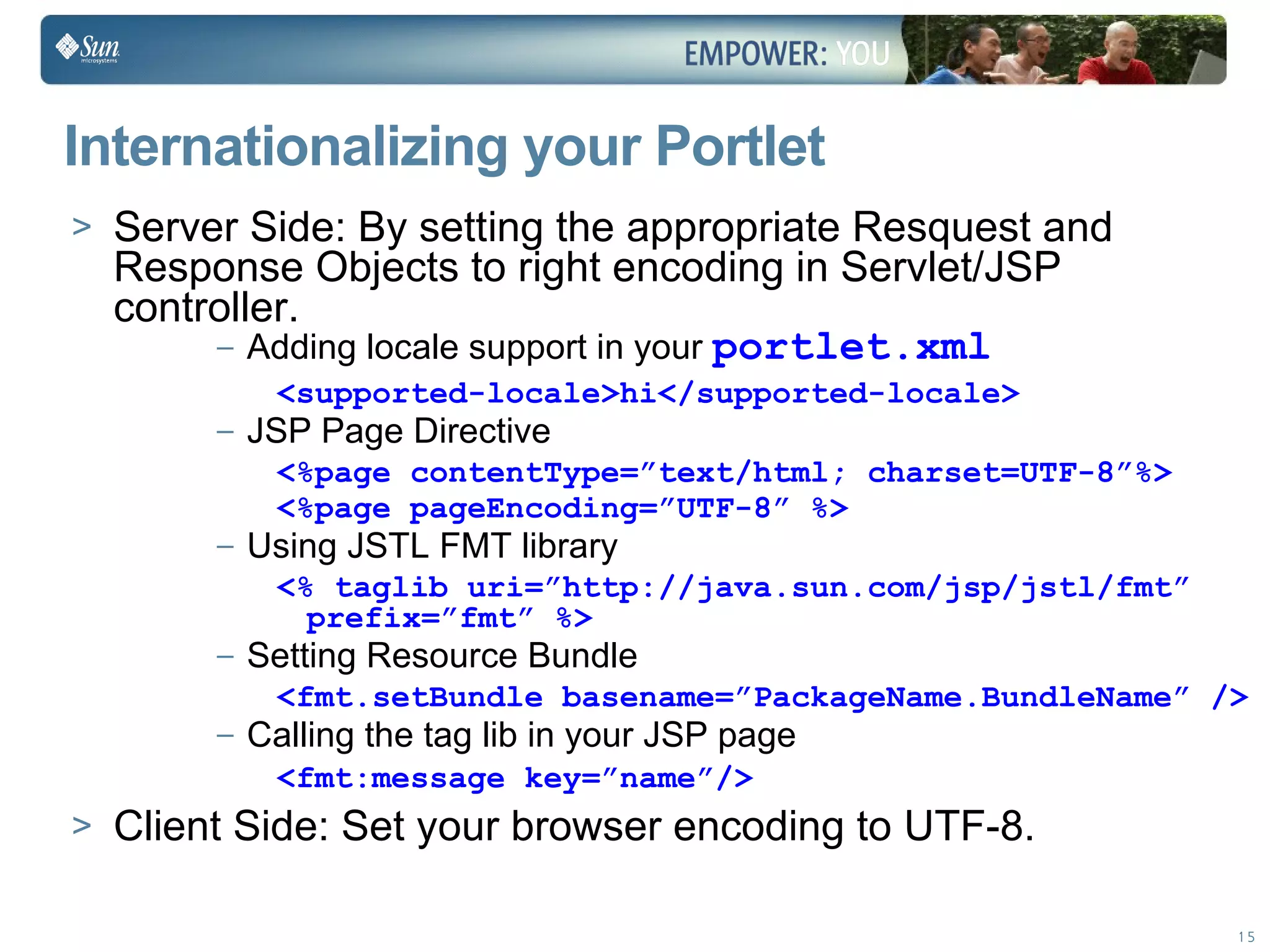 Learn to Internationalize your Applications - Sun Tech Days 2009