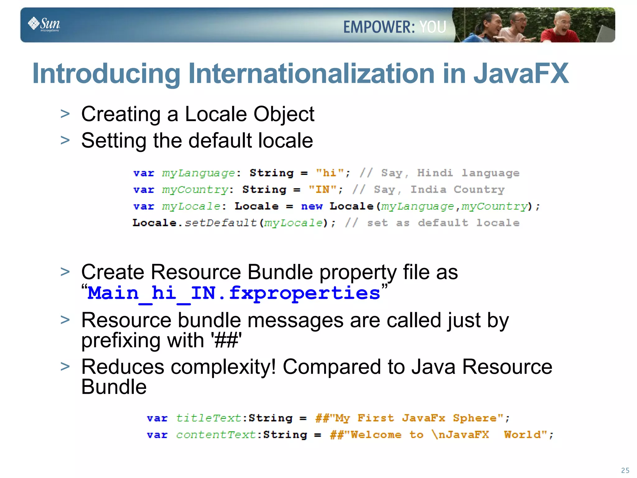 Learn to Internationalize your Applications - Sun Tech Days 2009