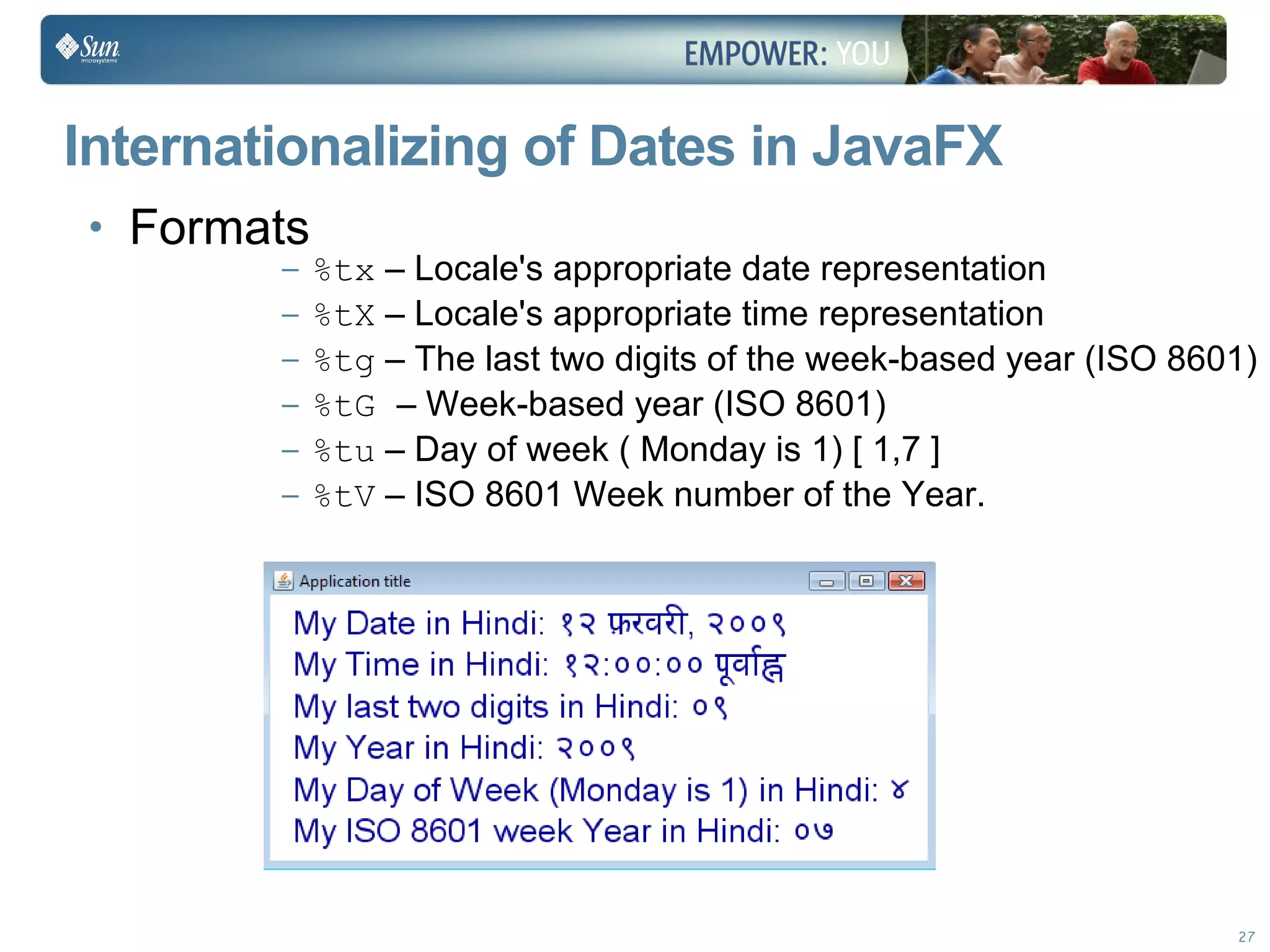 Learn to Internationalize your Applications - Sun Tech Days 2009