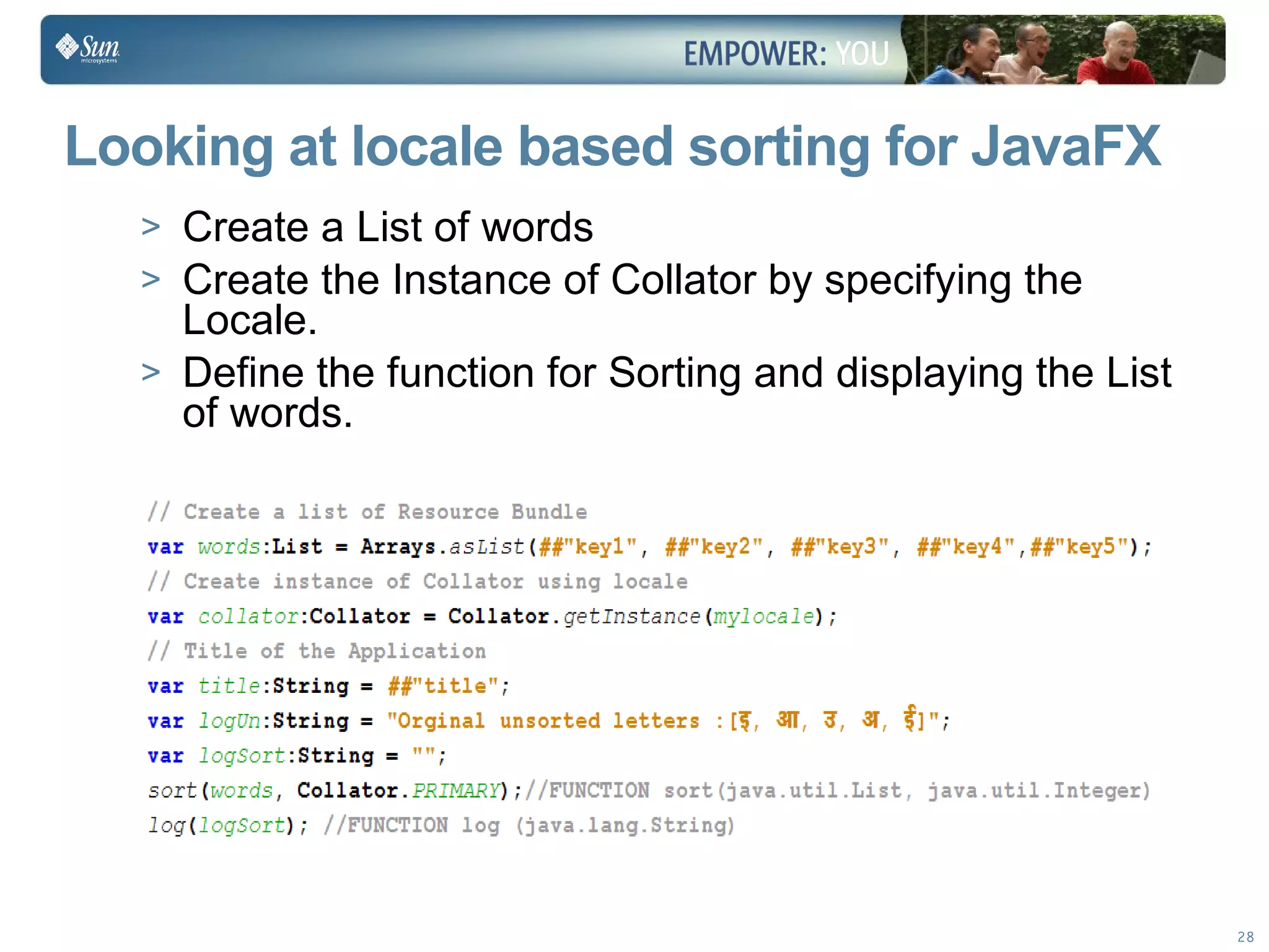 Learn to Internationalize your Applications - Sun Tech Days 2009