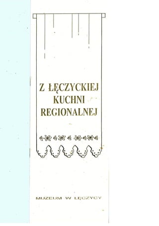 I Regionalny Pokaz Potraw Ziemi Łęczyckiej 2001