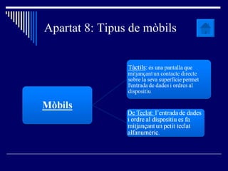 Apartat 8: Tipus de mòbils 