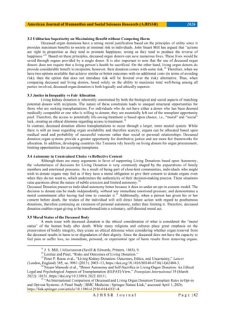 A Philosophical Defense of Deceased Donor Kidney Donation Over Living ...