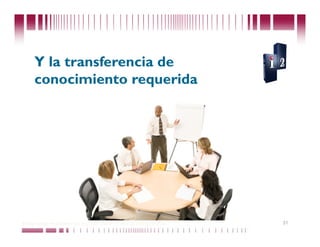 Y la transferencia de
      conocimiento requerida




Puede confiar en Unitech. Nos respaldan más de 18 años de buenas prácticas   31
 