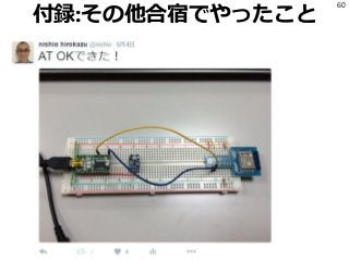 付録:その他合宿でやったこと
60
 