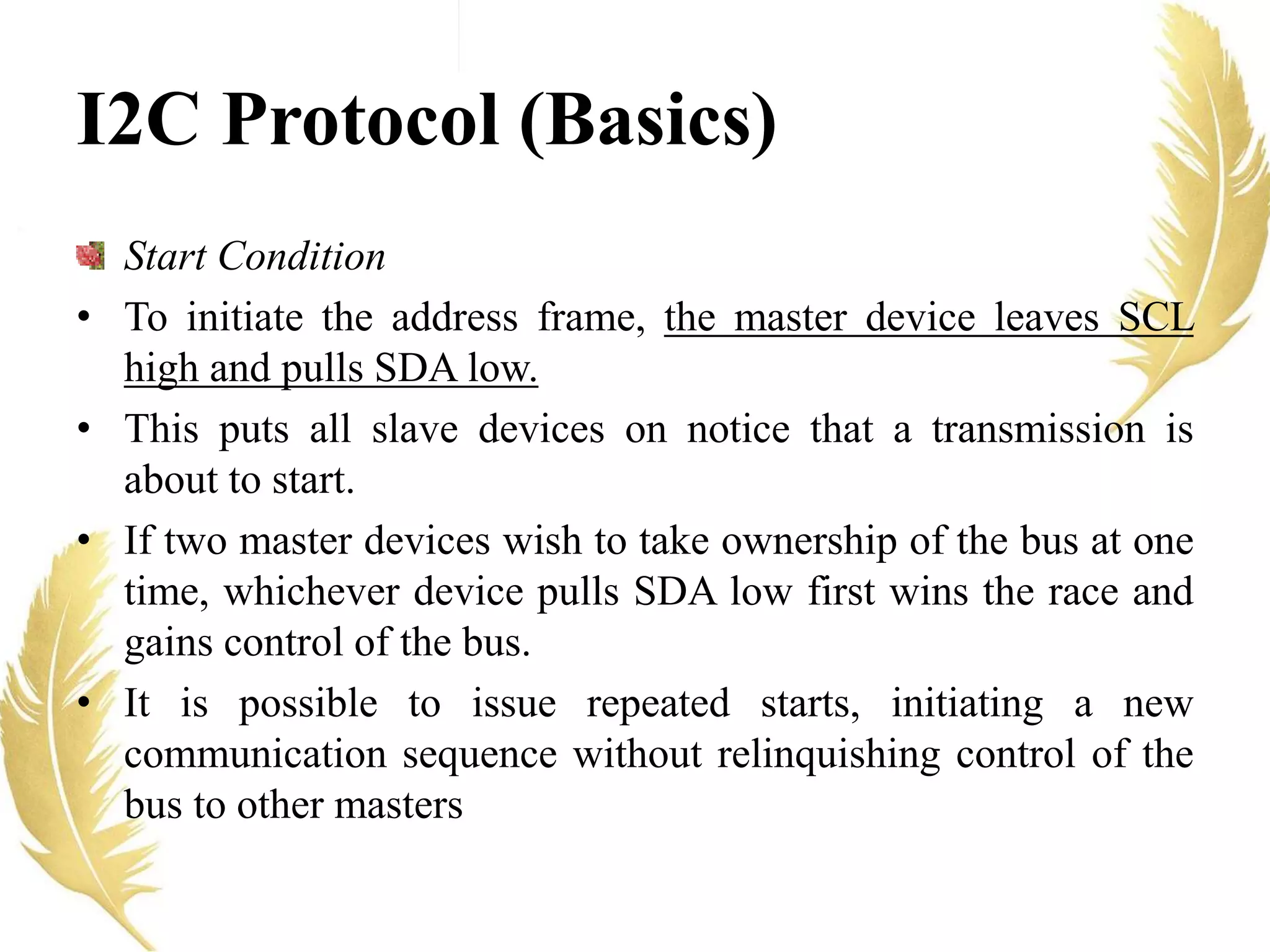 I2C Protocol | PPTX | Computer Networking | Computing