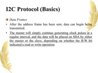 I2C Protocol | PPTX | Computer Networking | Computing