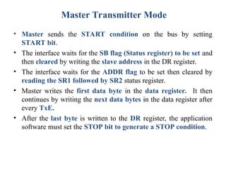 I2C protocol based ppt based on architecture of I2C | PPT