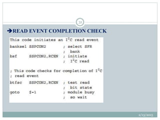 2/13/2015
31
READ EVENT COMPLETION CHECK
 