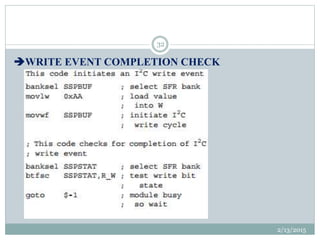 2/13/2015
32
WRITE EVENT COMPLETION CHECK
 