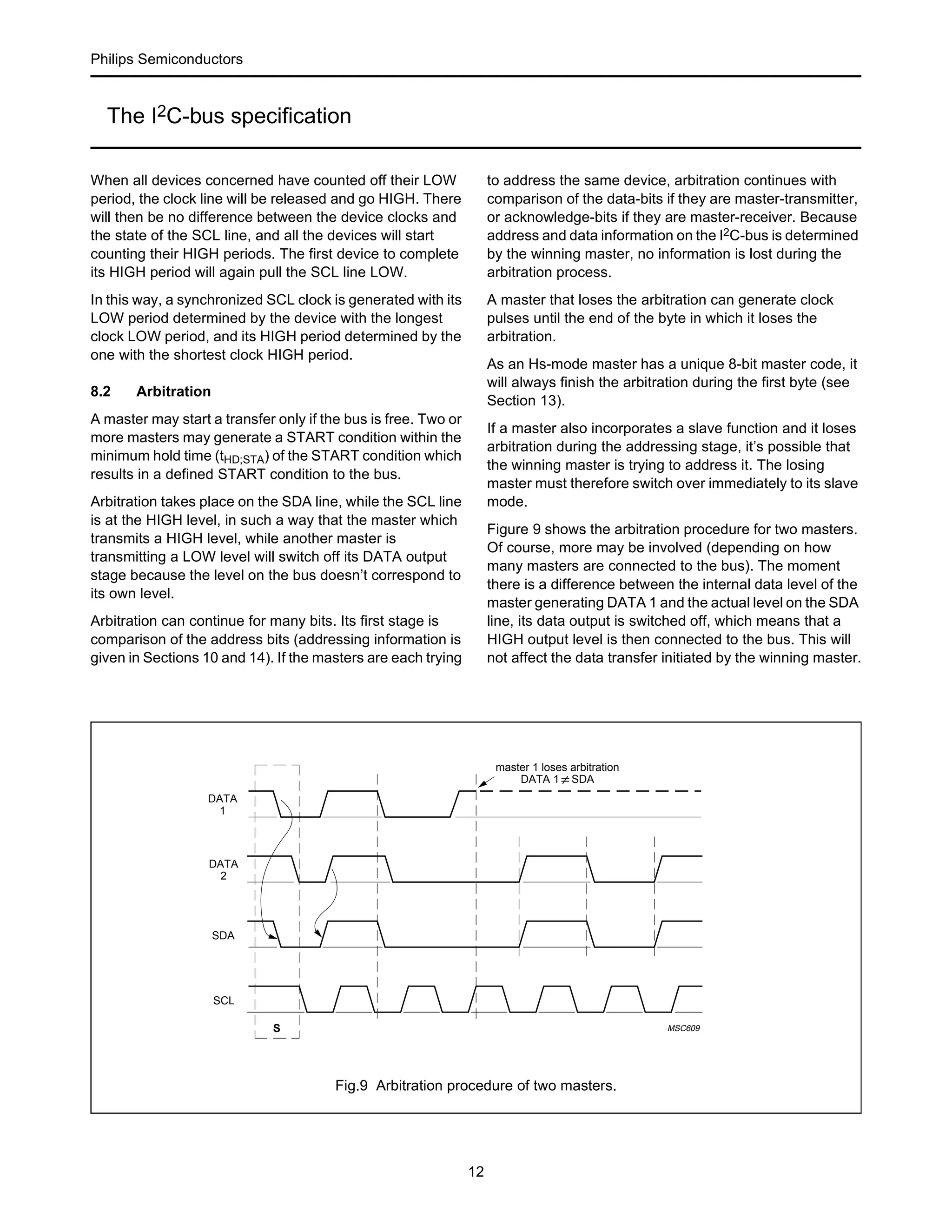 I2C bus specification version 2.1 | PDF