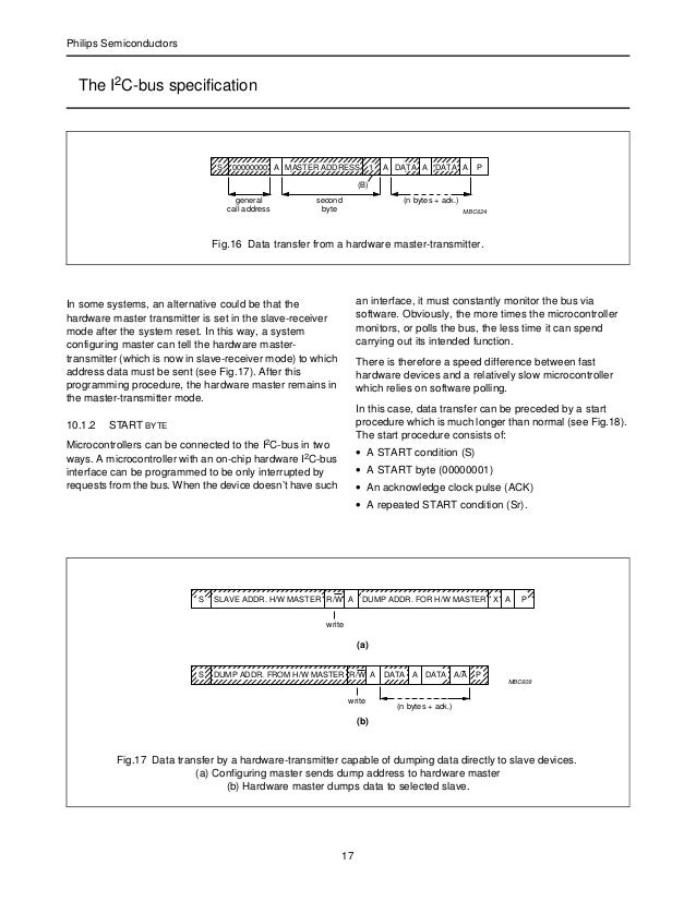 I2C bus specification version 2.1