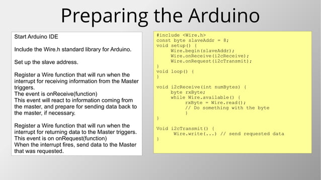 I2c interfacing raspberry pi to arduino | PDF