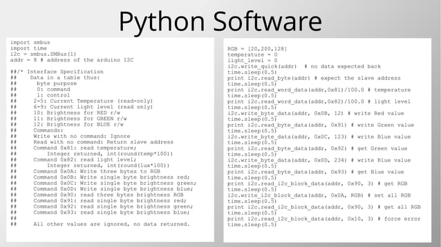 I2c interfacing raspberry pi to arduino