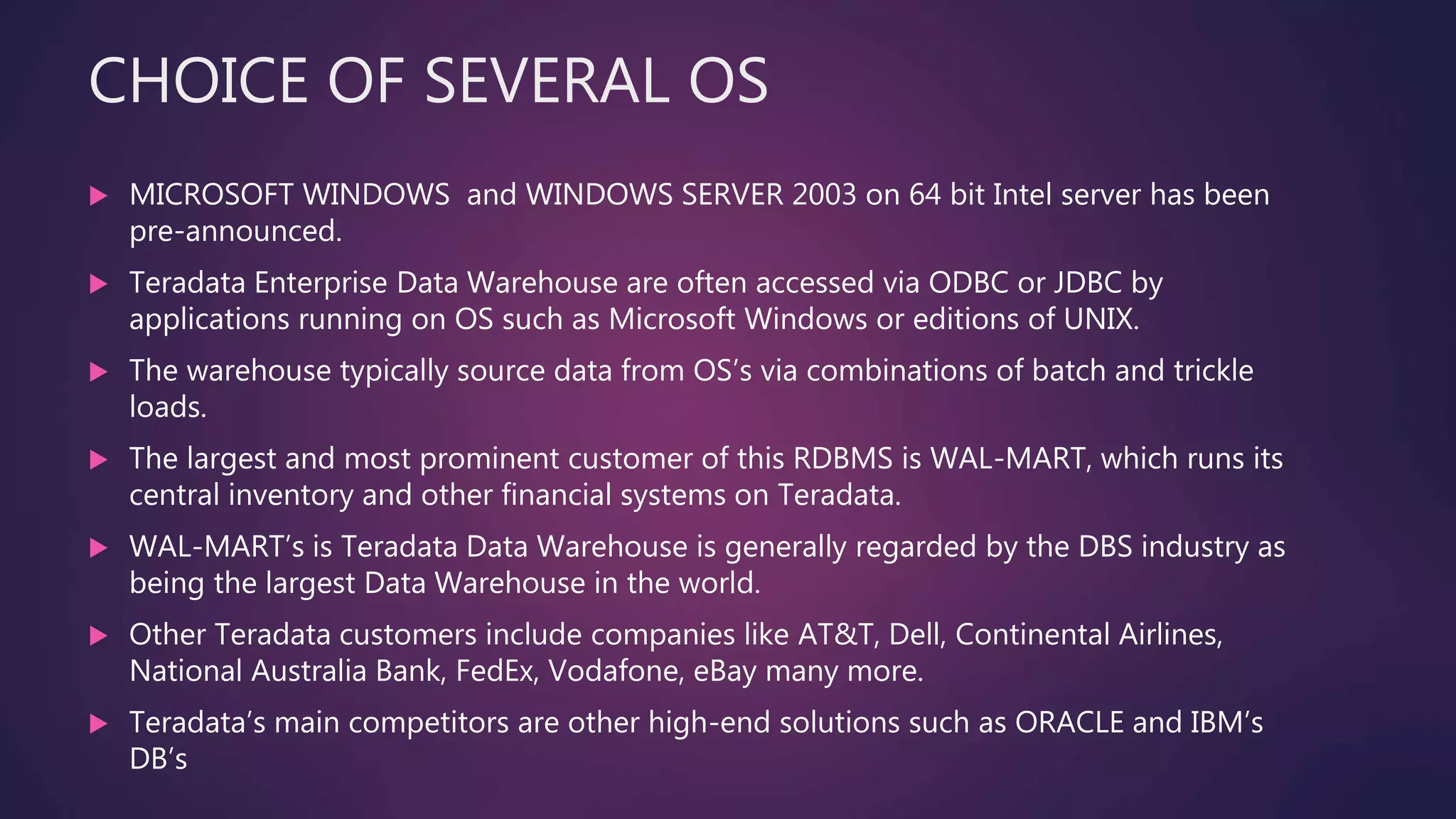 Teradata | PPTX