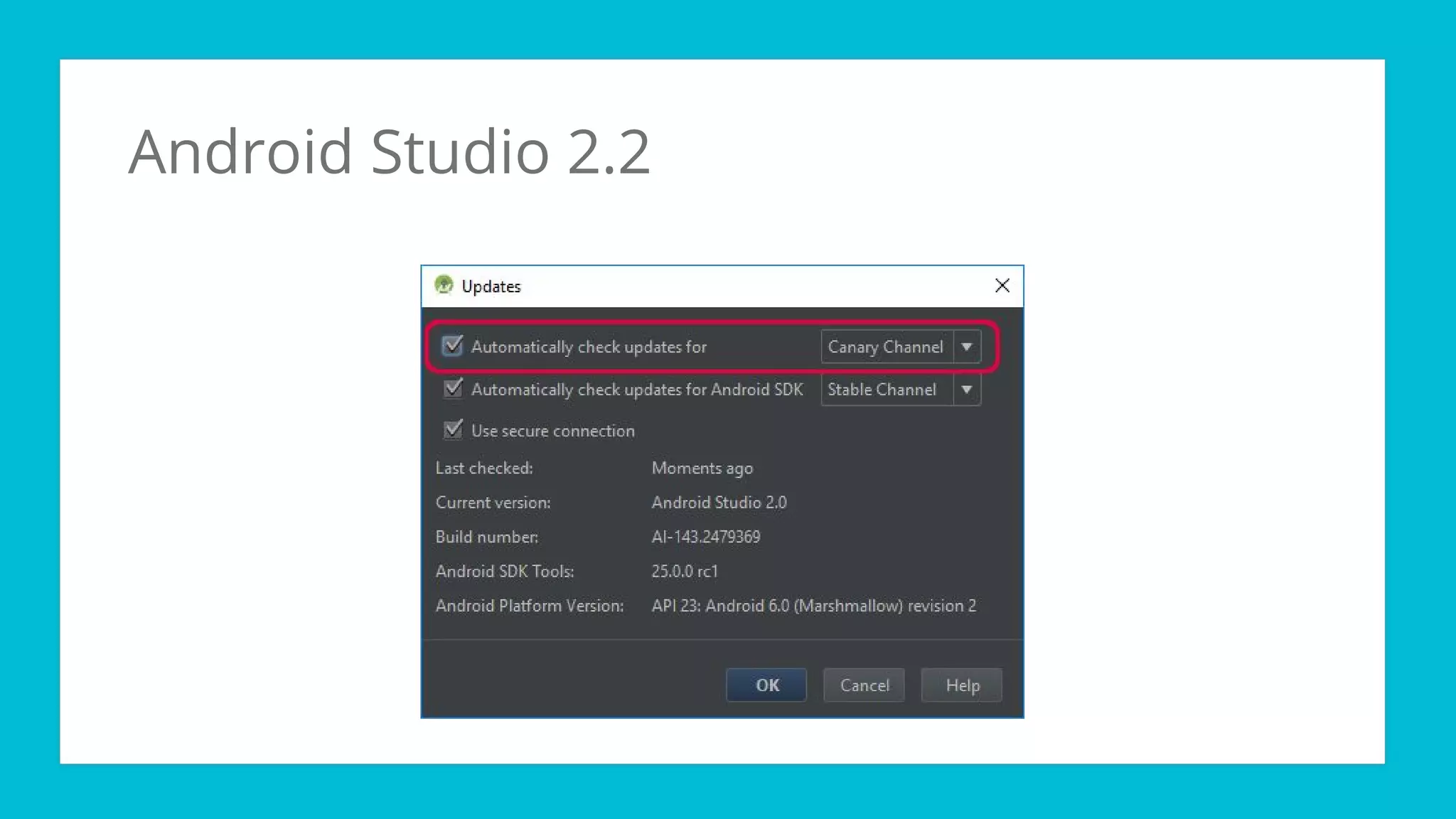 Android Studio 2.2
