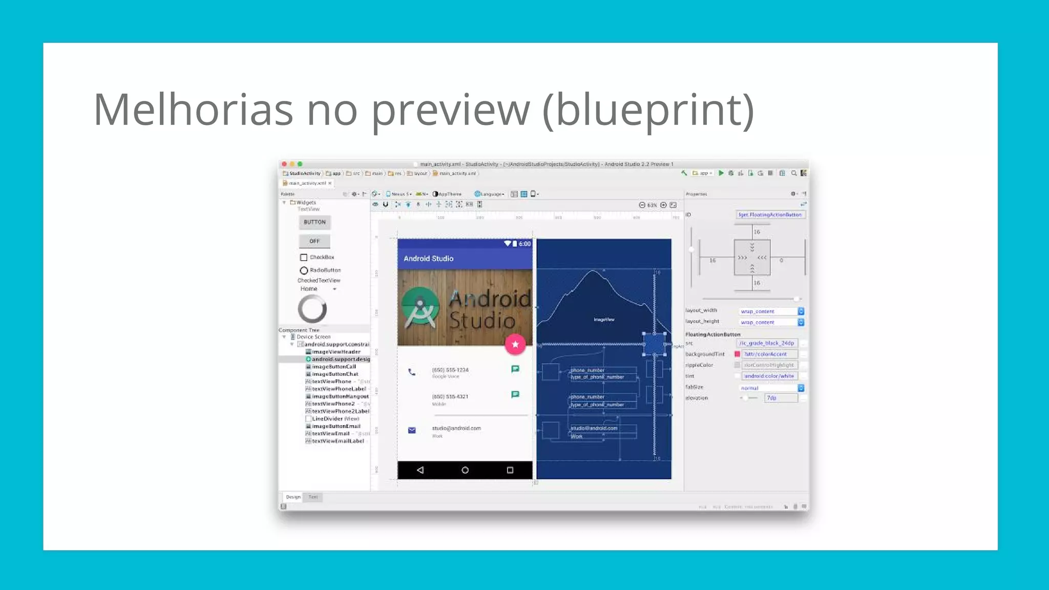 Melhorias no preview (blueprint)