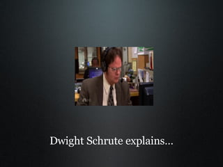 Dwight Schrute explains… 