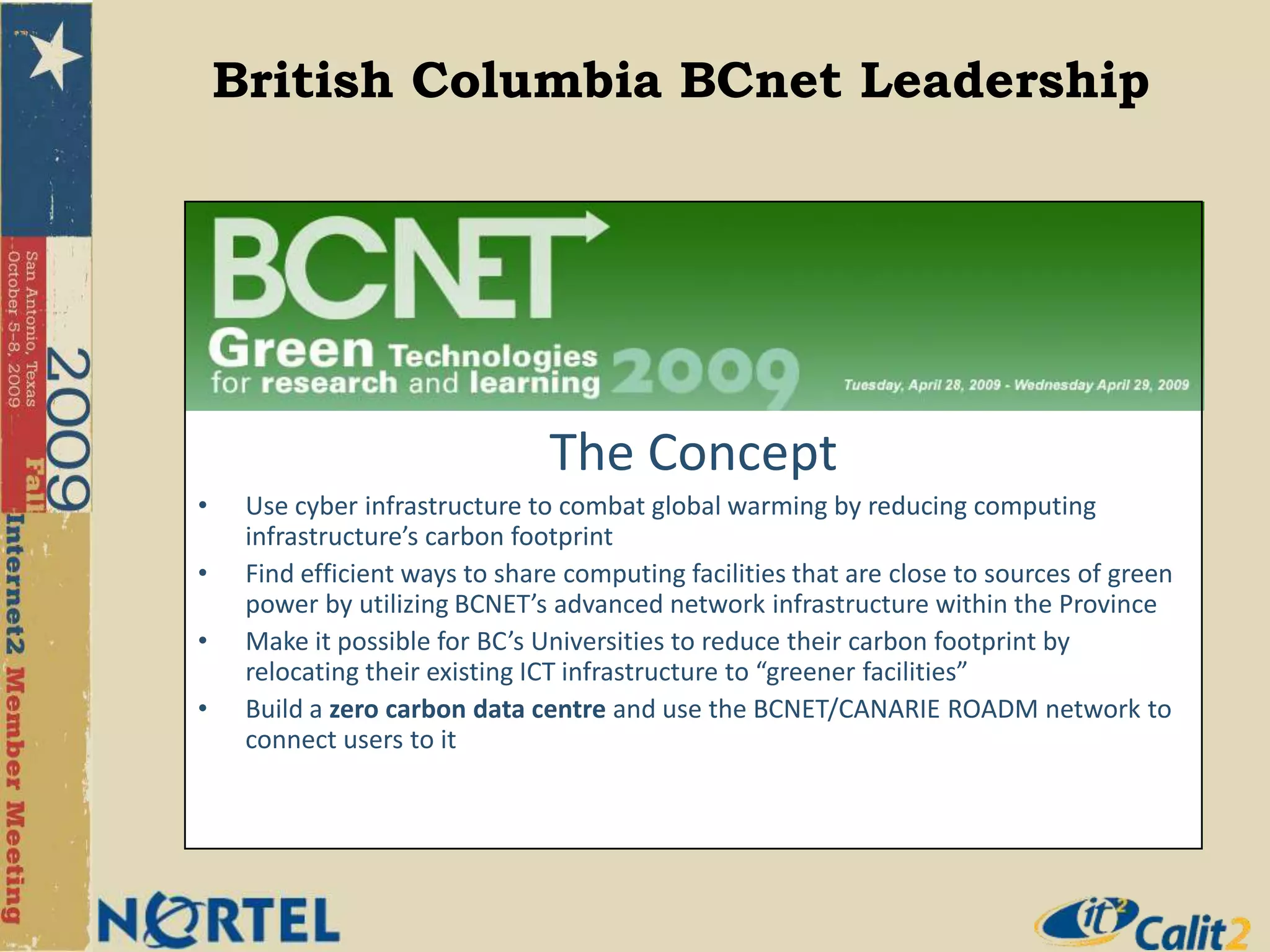 Calit2 GreenLight:  An NSF MRI