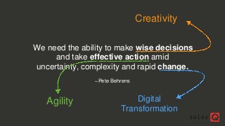 Keynote i2Summit - Agile Leadership as key paradigm for the Digital Transformation.